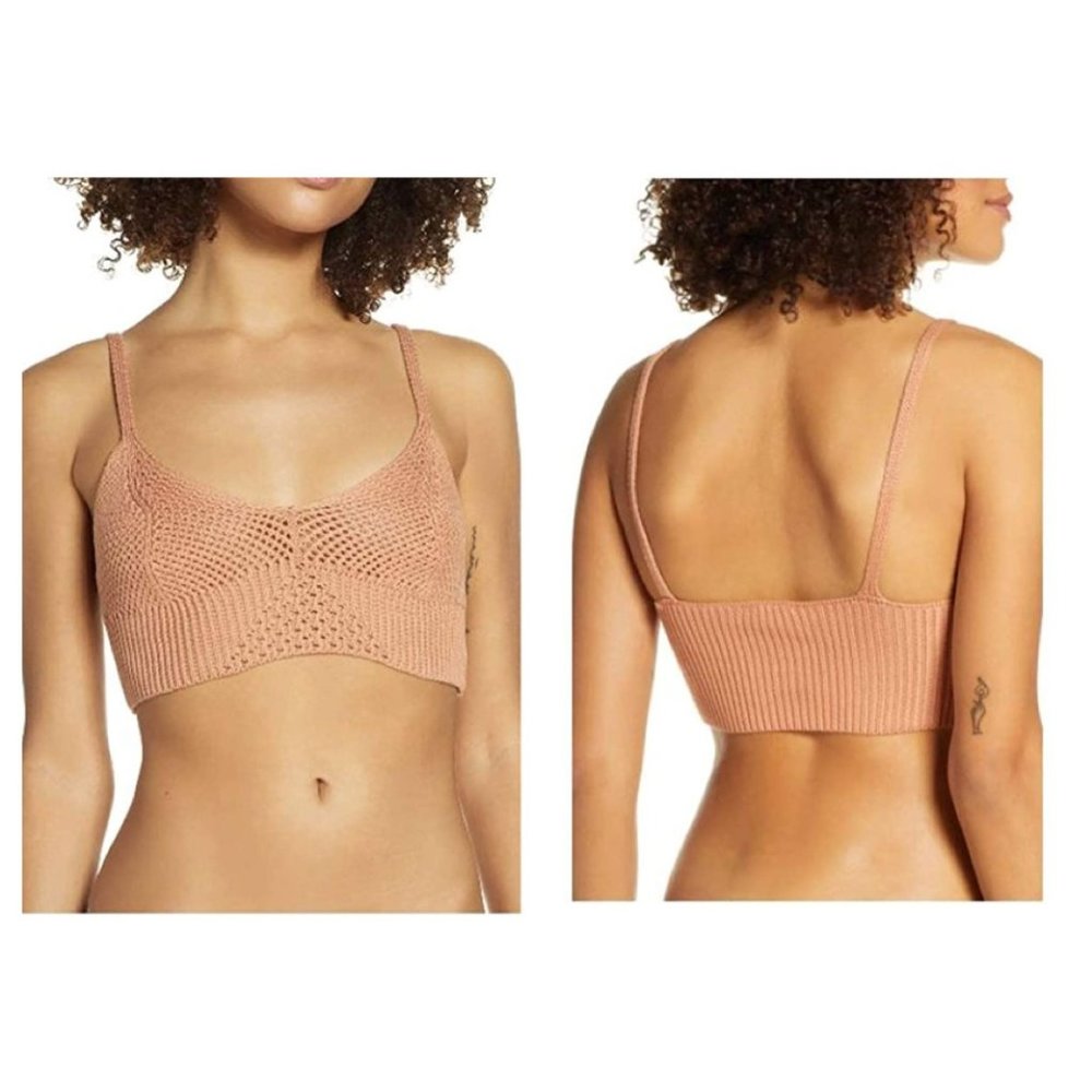 Free People Brami Crochet Bralette S/P NWT